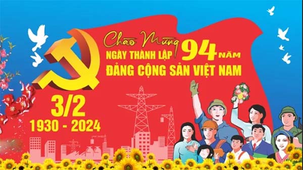 ĐẢNG BỘ PHƯỜNG TRUNG TỰ TỔ CHỨC LỄ KỶ NIỆM 94 NĂM NGÀY THÀNH LẬP ĐẢNG CỘNG SẢN VIỆT NAM (03/02/1930- 03/02/2024).